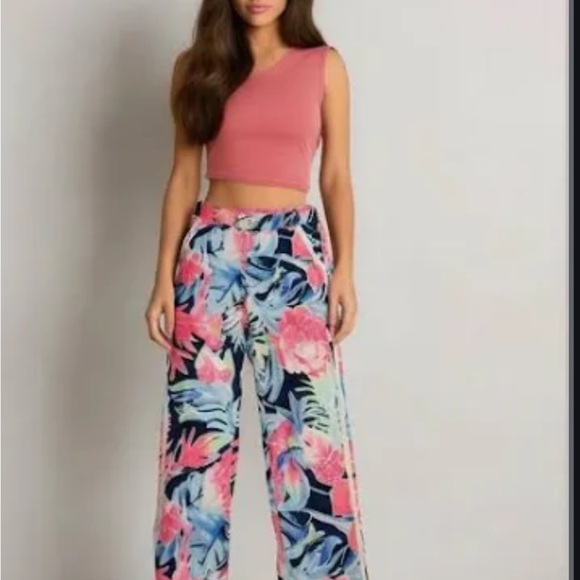 NWT Lilly Pulitzer Madeira pant. Others listing for $80 or more used. - Picture 6 of 6